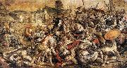 unknow artist The Battle of the Ticino oil painting on canvas